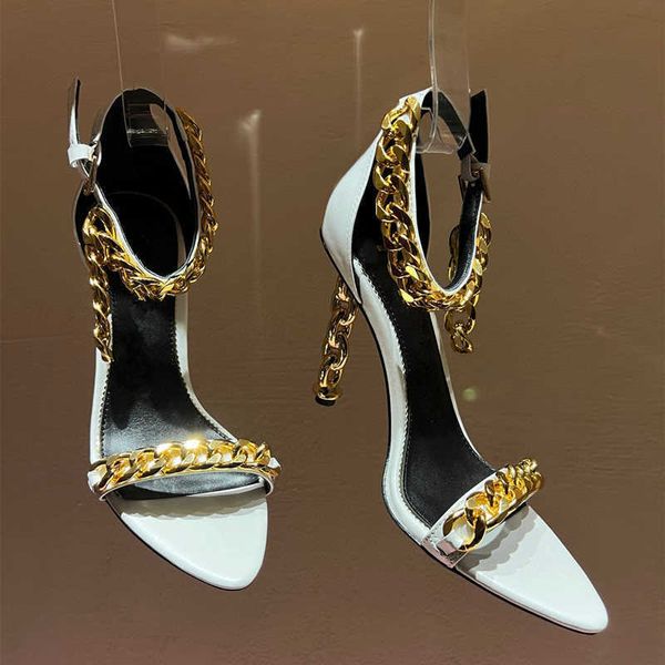 casual designer summer lady women sandals white genuine leather peep toe strappy chains padlock high heels shoes, Black
casual designer summer lady women sandals white genuine leather peep toe strappy chains padlock high heels shoes, Black