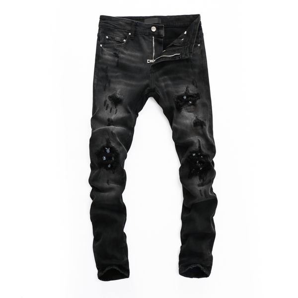 mens designer jeans ripped jeans denim pants man slim jean casual hip hop zipper trousers for male stretch trouser, Blue
mens designer jeans ripped jeans denim pants man slim jean casual hip hop zipper trousers for male stretch trouser, Blue