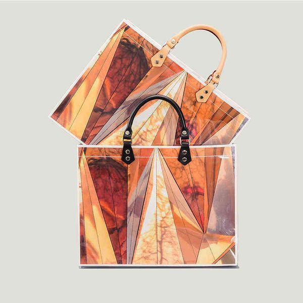 women's tote bags large capacity handbag casual transparent big shopper geometric leaf laser crossbody bag reusable foldable new 220512
women's tote bags large capacity handbag casual transparent big shopper geometric leaf laser crossbody bag reusable foldable new 220512