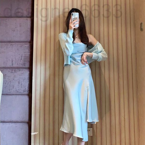 women's t-shirt designer 4722# xiaoxiangfeng first love gentle split skirt suit blue suspender dress female summer a661, White
women's t-shirt designer 4722# xiaoxiangfeng first love gentle split skirt suit blue suspender dress female summer a661, White