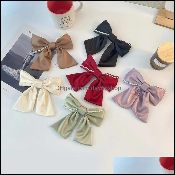 headbands hair jewelry woman solid silk pearl bowknot hairpins women clips ladies hairgrip accessories barrettes orn dhvr0, Silver
headbands hair jewelry woman solid silk pearl bowknot hairpins women clips ladies hairgrip accessories barrettes orn dhvr0, Silver