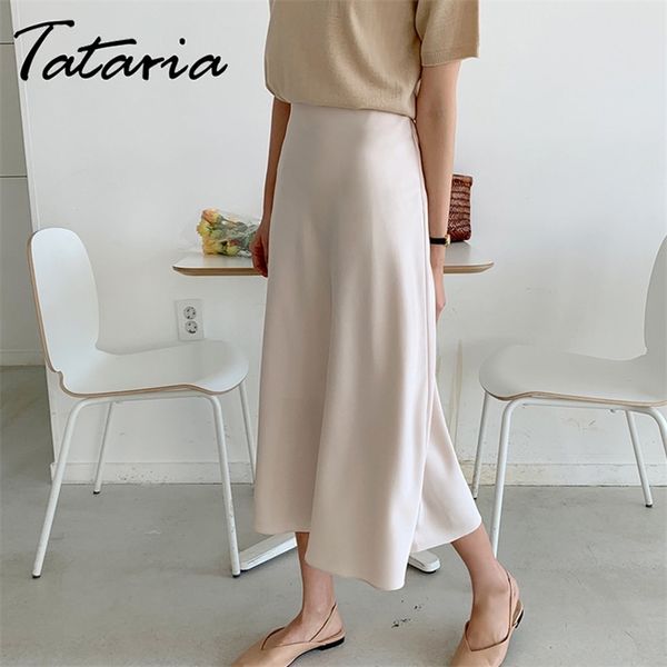 tataria women satin skirt summer casual high waisted elegant skirt women a line mid skirts female school girl skirt jupe femme 220512, Black
tataria women satin skirt summer casual high waisted elegant skirt women a line mid skirts female school girl skirt jupe femme 220512, Black