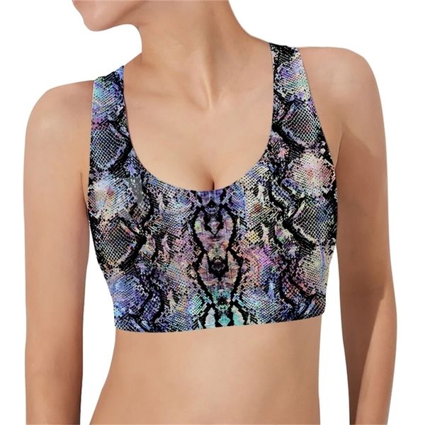 women sports vest snake skin cosplay 3d print sports bra yoga running female fitness tank daughter sleeveless w220617, White
women sports vest snake skin cosplay 3d print sports bra yoga running female fitness tank daughter sleeveless w220617, White