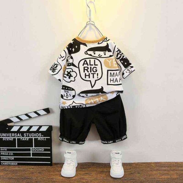 boys summer suits new children's sports short-sleeved t shirt+short pant 2pc sets summer clothes big children clothes 2-10 ages g220509, White
boys summer suits new children's sports short-sleeved t shirt+short pant 2pc sets summer clothes big children clothes 2-10 ages g220509, White