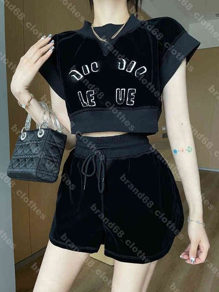 fashion women velvet tracksuit black t shirts short two piece pants cropped shirt cropped yoga workout leggings logo brand female apparel, White
fashion women velvet tracksuit black t shirts short two piece pants cropped shirt cropped yoga workout leggings logo brand female apparel, White