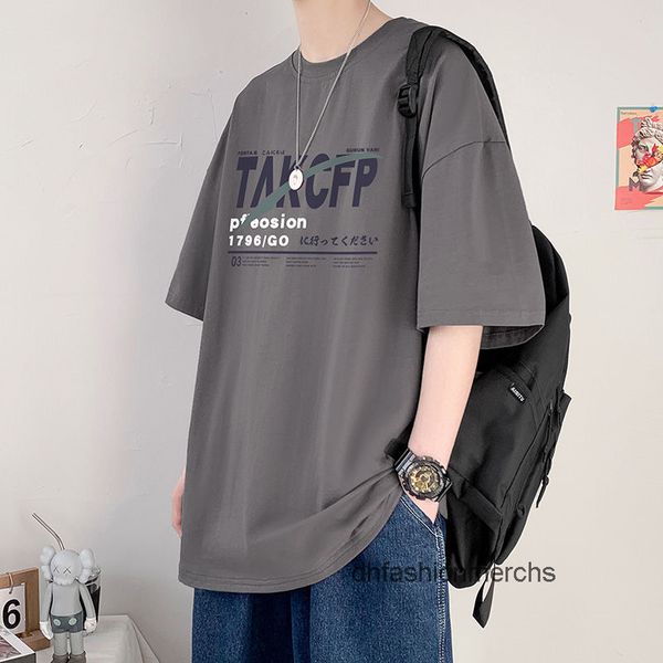 summer selfie men's t-shirts new large loose short sleeve t-shirt mens clothing, White;black