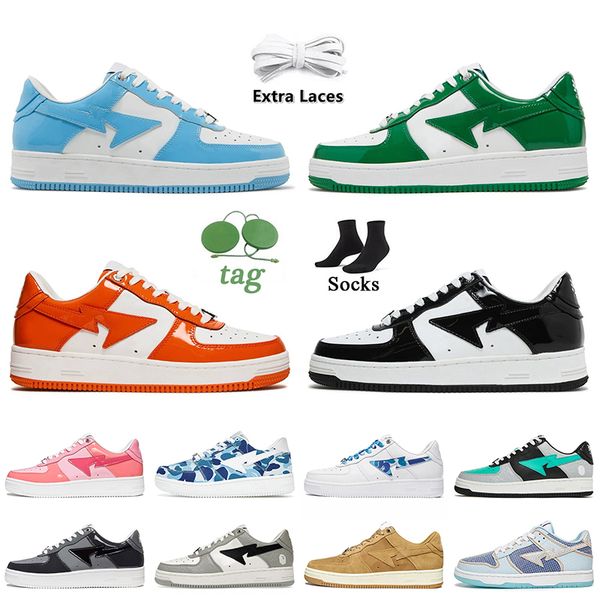patent leather bapestas running shoes bapesta baped sk8 sta color camo combo pink black white pink orange green sports trainers designer sne
patent leather bapestas running shoes bapesta baped sk8 sta color camo combo pink black white pink orange green sports trainers designer sne