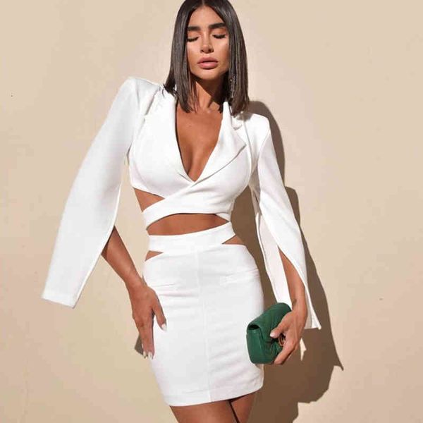 women's two piece pants piece women's suit white fashion v-neck long sleeve small design sense skirt style
women's two piece pants piece women's suit white fashion v-neck long sleeve small design sense skirt style