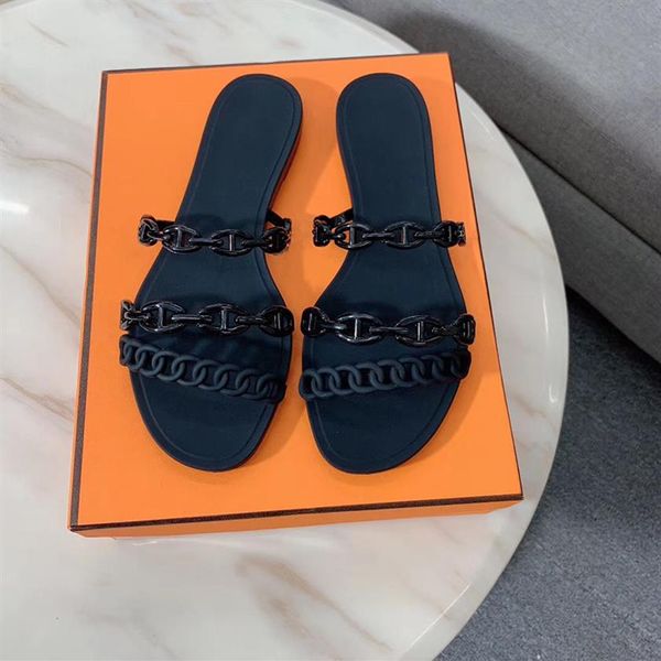 designer slippers women sandals rivage chaine d'ancre rubber jelly sandals slides flat flip flops slippers party wedding shoe252h, Black
designer slippers women sandals rivage chaine d'ancre rubber jelly sandals slides flat flip flops slippers party wedding shoe252h, Black