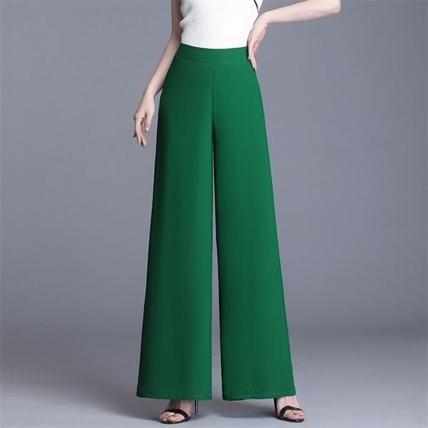 plus size women summer wide leg long trousers casual vintage loose chiffon high waist pants women office lady wide leg pants 201012, Black;white
plus size women summer wide leg long trousers casual vintage loose chiffon high waist pants women office lady wide leg pants 201012, Black;white