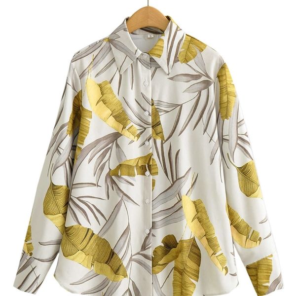 hsa european and american summer wind women's leaves printed long-sleeved shirt 6851 210716, White
hsa european and american summer wind women's leaves printed long-sleeved shirt 6851 210716, White
