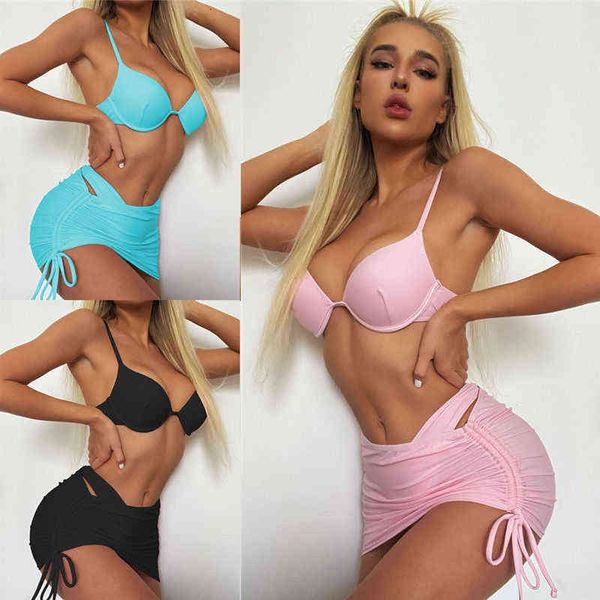 designer women's swimsuit bikini 2022 three piece bikini women's swimsuit, White;black
designer women's swimsuit bikini 2022 three piece bikini women's swimsuit, White;black