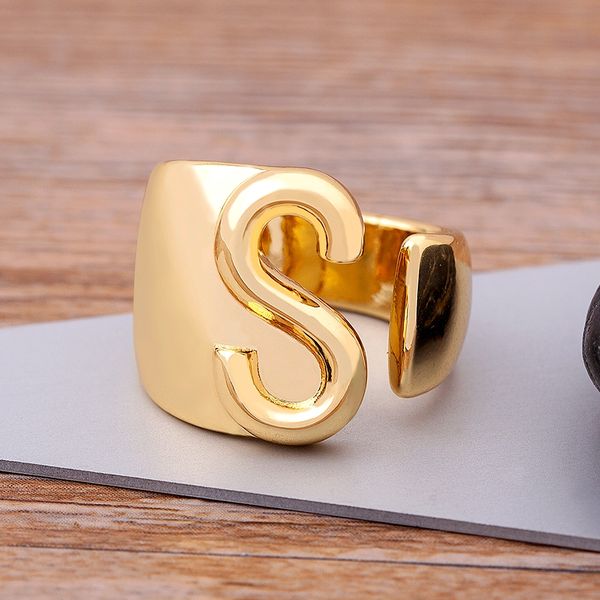trendy hollow a-z letter gold color adjustable opening ring initials name alphabet female chunky wide party wedding jewelry, Slivery;golden
trendy hollow a-z letter gold color adjustable opening ring initials name alphabet female chunky wide party wedding jewelry, Slivery;golden