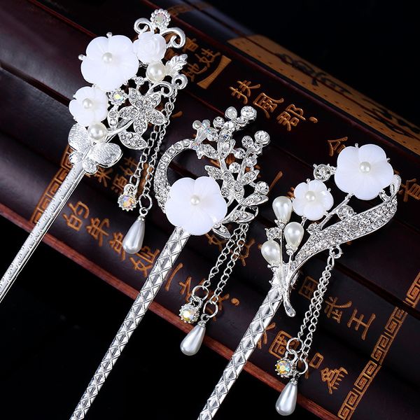 flower hair forks long tassels pins clips alloy sticks pearls bead step shake chinese wedding bride jewelry 220719, Slivery;golden
flower hair forks long tassels pins clips alloy sticks pearls bead step shake chinese wedding bride jewelry 220719, Slivery;golden