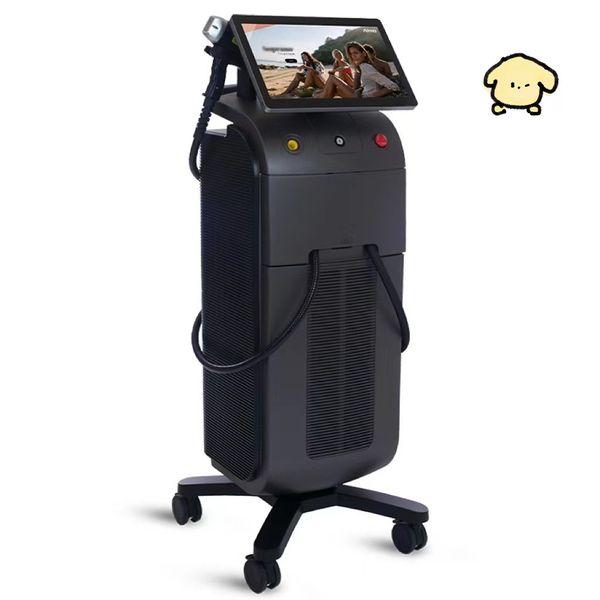 effective three wavelength combined diode laser machine with two powerful handle 1064nm 808nm 755nm painless hair removal, Black
effective three wavelength combined diode laser machine with two powerful handle 1064nm 808nm 755nm painless hair removal, Black