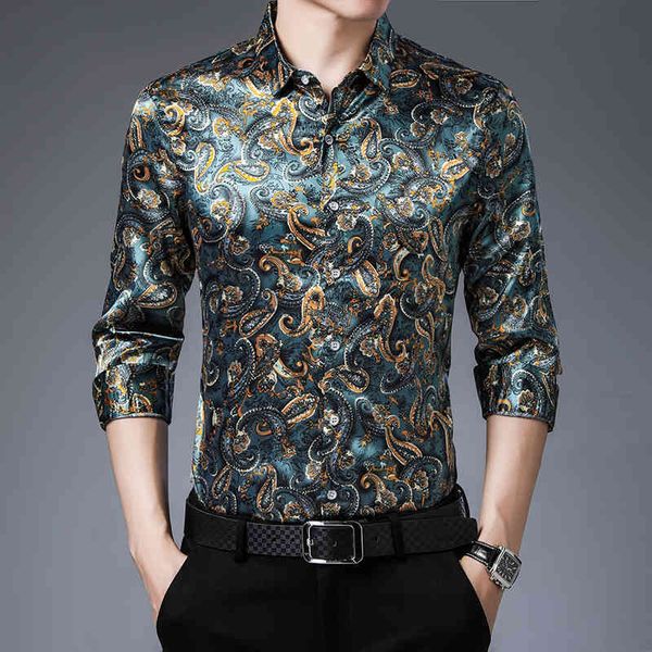 men's t-shirts unusual luxury vintage mens clothing silk shirt for satin green blouse with cashew flowers retro baroque blouses large s, White;black
men's t-shirts unusual luxury vintage mens clothing silk shirt for satin green blouse with cashew flowers retro baroque blouses large s, White;black
