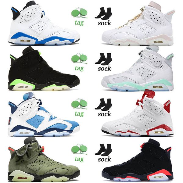 6s sports fashion basketball shoes for womens mens jumpman 6 british khaki electric green gs black infrared alternate hare red oreo sneakers, White;red
6s sports fashion basketball shoes for womens mens jumpman 6 british khaki electric green gs black infrared alternate hare red oreo sneakers, White;red