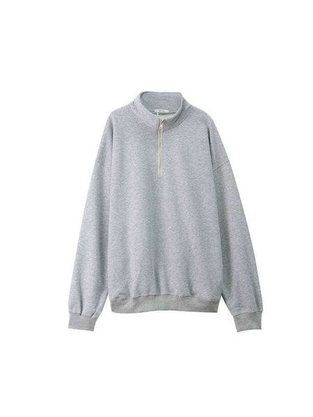 2022 new autumn winter front half zipper stand neck warm pullovers casual long sleeve loose solid color pullovers t220727, Black
2022 new autumn winter front half zipper stand neck warm pullovers casual long sleeve loose solid color pullovers t220727, Black