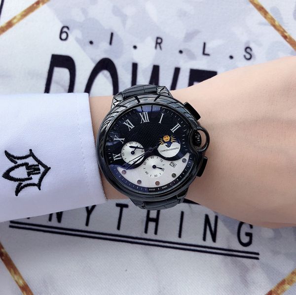 2022 new six stitches luxury mens watches all dials work 42 mm in diameter quartz watch brand logo chronograph clock fashion moon phase leat, Slivery;brown
2022 new six stitches luxury mens watches all dials work 42 mm in diameter quartz watch brand logo chronograph clock fashion moon phase leat, Slivery;brown