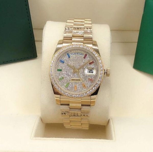 ladies automatic watch 36mm diamond bezel sapphire face rainbow square diamond ding stainless steel discount waterproof, Slivery;brown
ladies automatic watch 36mm diamond bezel sapphire face rainbow square diamond ding stainless steel discount waterproof, Slivery;brown