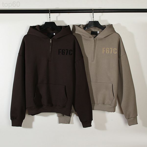 men's hoodies & sweatshirts designer autumn and winter high street fashion brand season 7 fg7c letter semi zipper fleece hoodie men djm, Black
men's hoodies & sweatshirts designer autumn and winter high street fashion brand season 7 fg7c letter semi zipper fleece hoodie men djm, Black