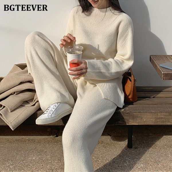casual loose 2 pieces knitted set women o-neck long sleeve sweater & long trouser 2021 autumn winter sweater set women, White;black
casual loose 2 pieces knitted set women o-neck long sleeve sweater & long trouser 2021 autumn winter sweater set women, White;black