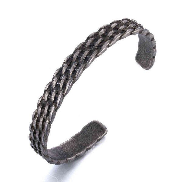 woven snake bone stainless steel bracelet for men and women, Golden;silver