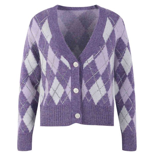 women's knits tees taro purple lingge knitted cardigan sweater women's autumn coat long sleeve gentle short z85a, White
women's knits tees taro purple lingge knitted cardigan sweater women's autumn coat long sleeve gentle short z85a, White