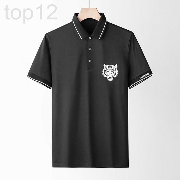 men's t-shirts designer fashion brand men's back embroidered european goods stamping tiger head short sleeve lapel slim polo shirt, White;black
men's t-shirts designer fashion brand men's back embroidered european goods stamping tiger head short sleeve lapel slim polo shirt, White;black