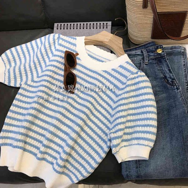 women's t-shirt love, love ~ bring your own skin whitening magic gradient rainbow stripe bubble sleeve round neck sweater female tlh5, White
women's t-shirt love, love ~ bring your own skin whitening magic gradient rainbow stripe bubble sleeve round neck sweater female tlh5, White