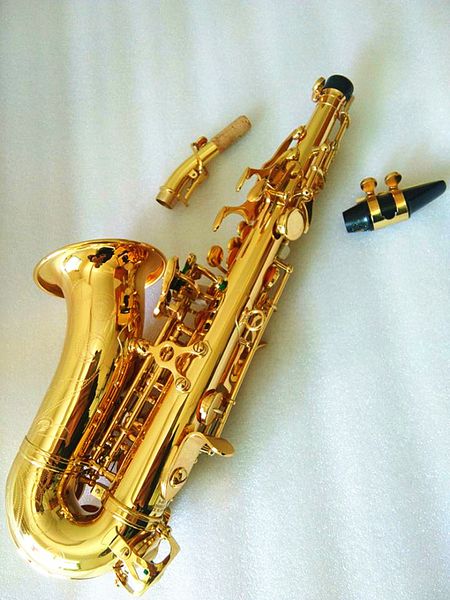 quality lacquer gold curved saxophone soprano sax bb musical instrument with mouthpiece case
quality lacquer gold curved saxophone soprano sax bb musical instrument with mouthpiece case