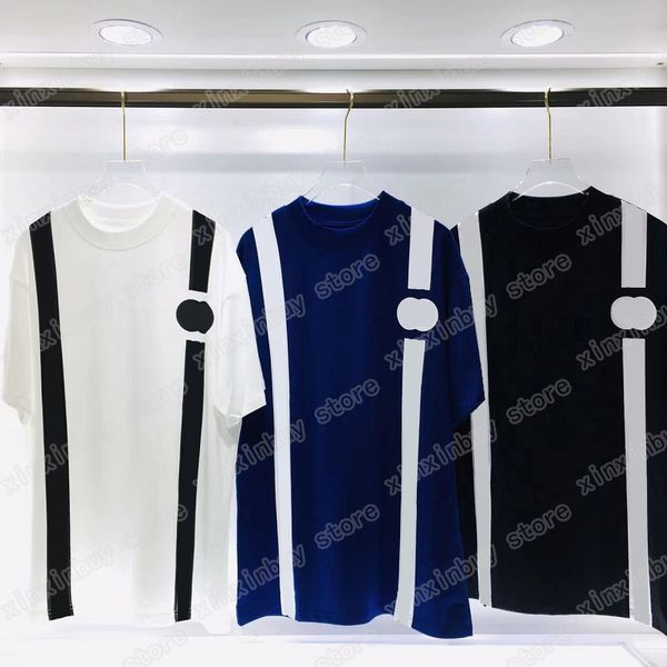 22ss men women designers t shirts tee stripe letter print cotton short sleeve crew neck streetwear white black blue xinxinbuy xs
22ss men women designers t shirts tee stripe letter print cotton short sleeve crew neck streetwear white black blue xinxinbuy xs
