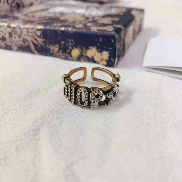 d family inlaid letter diamond ring red 2022 luxury brand fashion design versatile ladies jewelry, Silver
d family inlaid letter diamond ring red 2022 luxury brand fashion design versatile ladies jewelry, Silver