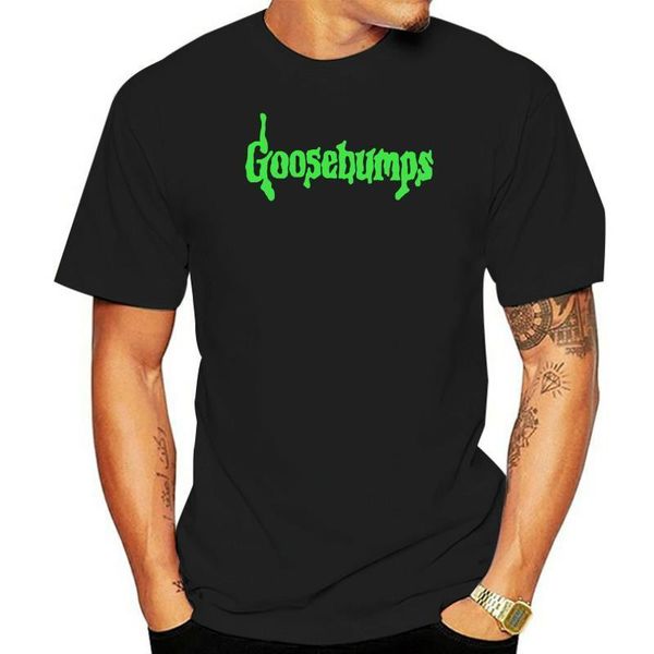 vintage goosebumps 1995 glow in the dark cult horror tv show t shirt 220608, Black 
vintage goosebumps 1995 glow in the dark cult horror tv show t shirt 220608, Black