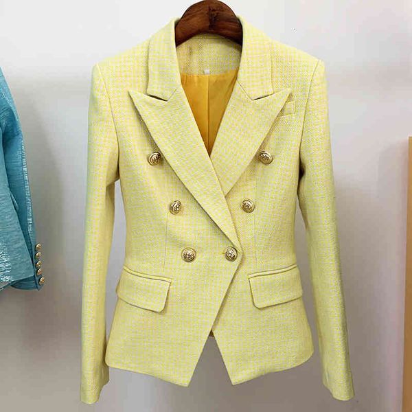 women's suits & blazers 2022 star women's jacket double row button lion slim fitting yellow chiffon suit d6z4, White;black
women's suits & blazers 2022 star women's jacket double row button lion slim fitting yellow chiffon suit d6z4, White;black