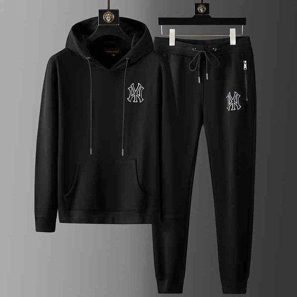 men's tracksuits sweater spring and autumn fashion suit leisure embroidery letter two-piece set with handsome brand sbhq, Gray
men's tracksuits sweater spring and autumn fashion suit leisure embroidery letter two-piece set with handsome brand sbhq, Gray