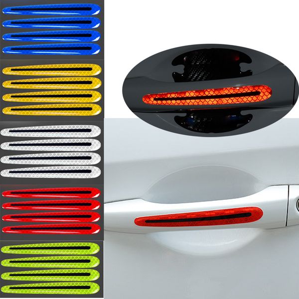 4pcs/1 set car door handle reflective universal scratches protection sticker safety warning reflective film decal car styling
4pcs/1 set car door handle reflective universal scratches protection sticker safety warning reflective film decal car styling