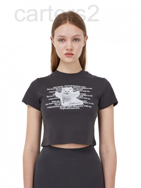 women's t-shirt designer chaopai 22 spring and summer new niche design angel cat letter printing short sleeved t-shirt sum8, White
women's t-shirt designer chaopai 22 spring and summer new niche design angel cat letter printing short sleeved t-shirt sum8, White