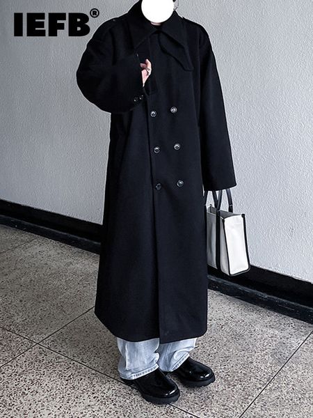 men's trench coats iefb men trench wool long coat korean fashion autumn single breasted long sleeve temperament male 9a5002 220826, Tan;black
men's trench coats iefb men trench wool long coat korean fashion autumn single breasted long sleeve temperament male 9a5002 220826, Tan;black