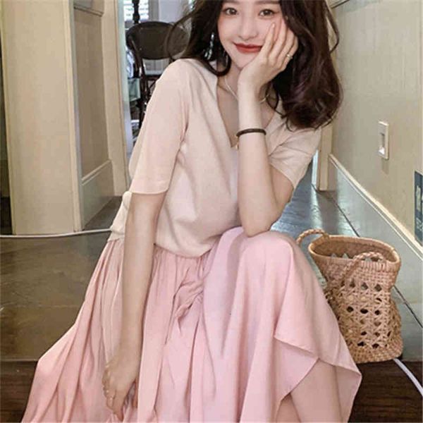 women's two piece pants summer dress feminine temperament fairy pink dress high sense small fragrance french style skirt suit 6768, White
women's two piece pants summer dress feminine temperament fairy pink dress high sense small fragrance french style skirt suit 6768, White