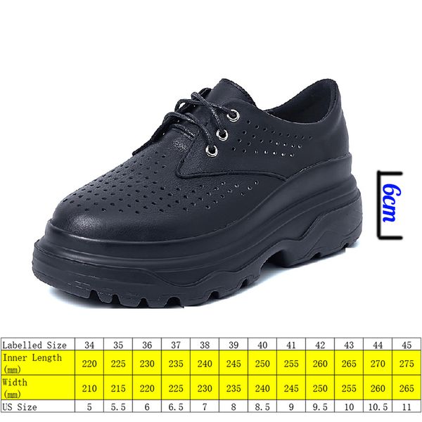 cow genuine leather women summer shoes hollow breathable 6cm heel platform sneakers shoes chunky for women summer shoes, Black;yellow
cow genuine leather women summer shoes hollow breathable 6cm heel platform sneakers shoes chunky for women summer shoes, Black;yellow
