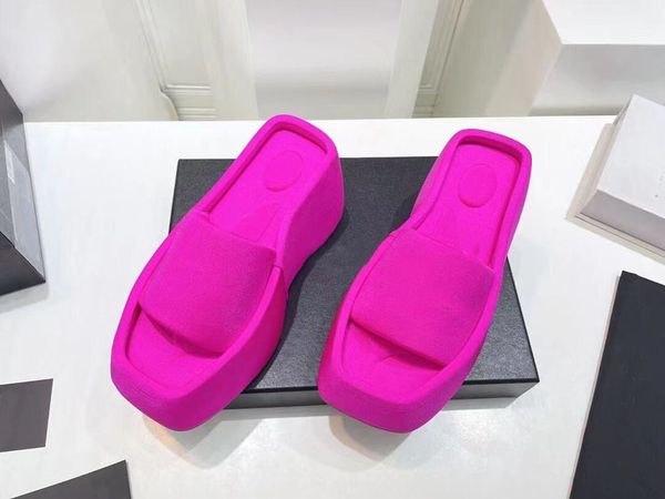 muffin thick bottom platform women's slippers heei 10cm fashion luxury designer shoes leather round head velvet dress sh oes size 35-41, Black
muffin thick bottom platform women's slippers heei 10cm fashion luxury designer shoes leather round head velvet dress sh oes size 35-41, Black