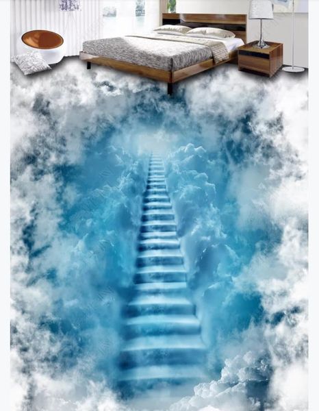 custom p flooring wallpaper 3d wall stickers modern clouds clouds sky ladder floor painting walls papers home decoration
custom p flooring wallpaper 3d wall stickers modern clouds clouds sky ladder floor painting walls papers home decoration