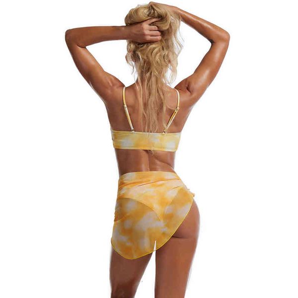 bikini split swimsuit three piece set mesh bikini swimsuit gradient, White;black
bikini split swimsuit three piece set mesh bikini swimsuit gradient, White;black