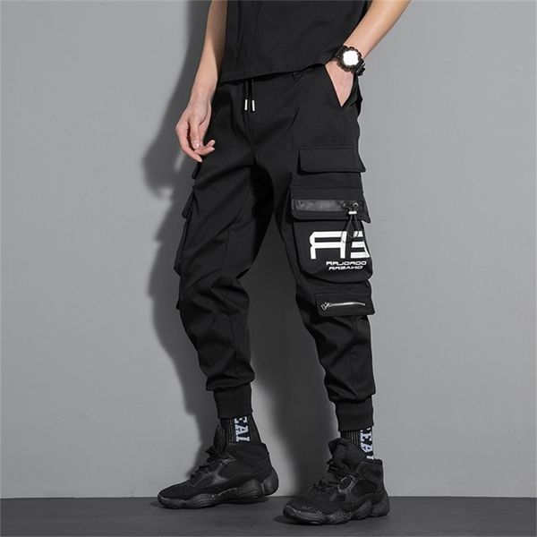 men's pants streetwear harem side pockets ankle length men fashion cargo trousers harajuku joggers 220826, Black
men's pants streetwear harem side pockets ankle length men fashion cargo trousers harajuku joggers 220826, Black
