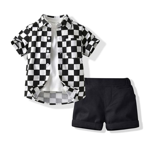 boys clothing sets baby suits kids clothes children outfits wear children's spring summer plaid shirt short-sleeved t-shirt shorts thre, White
boys clothing sets baby suits kids clothes children outfits wear children's spring summer plaid shirt short-sleeved t-shirt shorts thre, White