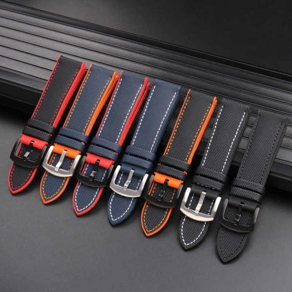 20mm 22mm nylon rubber watch band suitable for omega seahorse pilot seiko watch replacement bracelet strap wristband accessories, Black;brown 
20mm 22mm nylon rubber watch band suitable for omega seahorse pilot seiko watch replacement bracelet strap wristband accessories, Black;brown