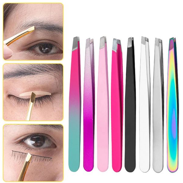 professional eyebrow tweezer facial hair remove clip stainless steel slanted flat tip multifunction makeup tool blackhead remove 1718
professional eyebrow tweezer facial hair remove clip stainless steel slanted flat tip multifunction makeup tool blackhead remove 1718