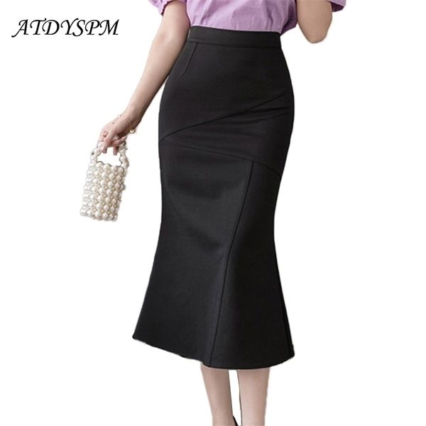 spring elegant women mermaid skirts vintage high waist slim package hip stitching office ol skirt faldas largas jupe femme 220401, Black
spring elegant women mermaid skirts vintage high waist slim package hip stitching office ol skirt faldas largas jupe femme 220401, Black