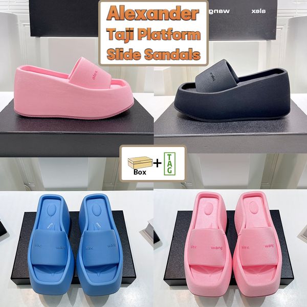 with box alexander slippers summer platform beach sandals men women slide sandal blue pink black luxury shoes indoor outdoor slipper us 5-10
with box alexander slippers summer platform beach sandals men women slide sandal blue pink black luxury shoes indoor outdoor slipper us 5-10